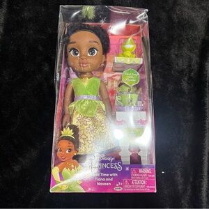 Disney Princess Tiana Tea Party Doll in Lime Green and Purple